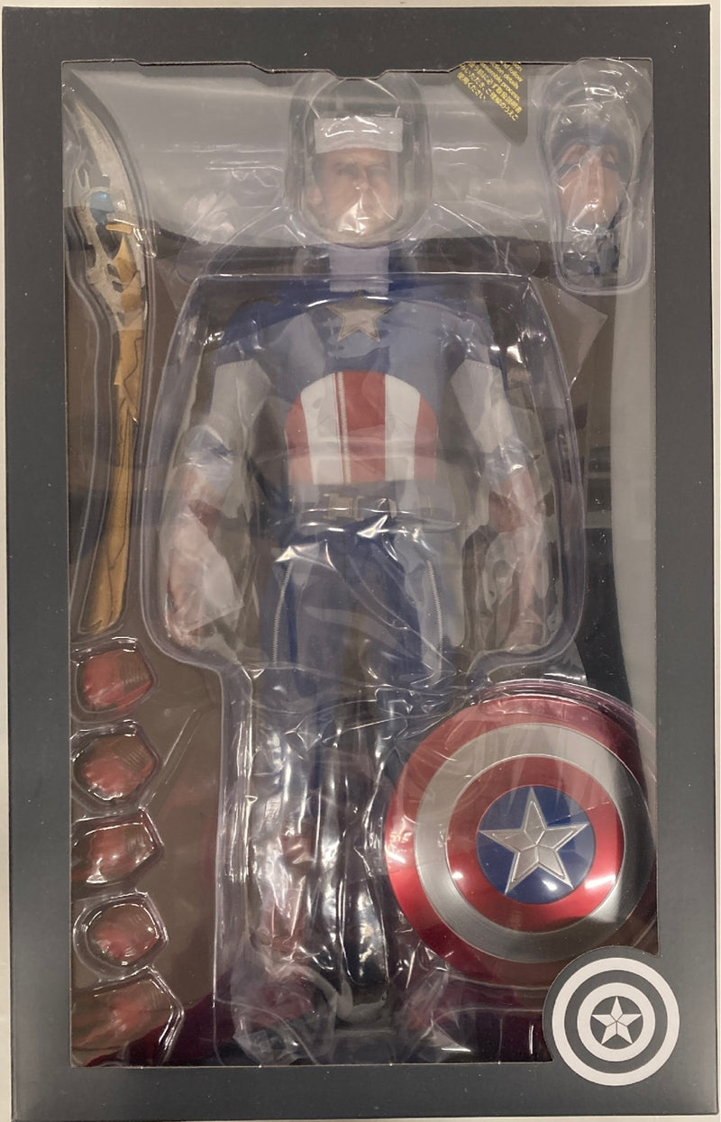 Load image into Gallery viewer, Hot Toys Movie Masterpiece Captain America 2012 Version MMS563 - Used