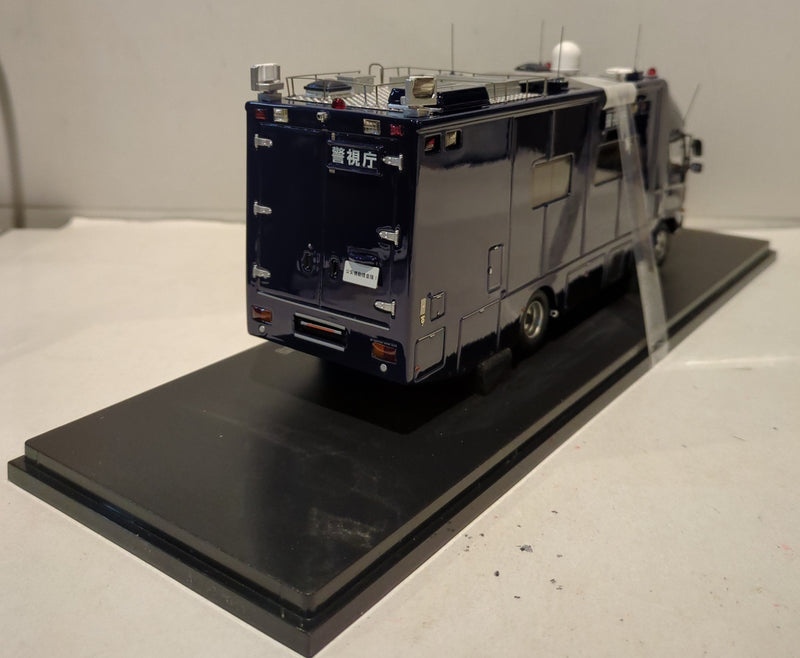 Laden Sie das Bild in Galerie -Viewer, Hiko Seven RAI'S 1/43 Hino Ranger 2015 Tokyo Police Mobile Investigation Unit - Used