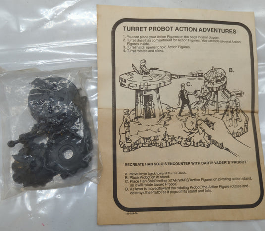 Vintage Kenner Star Wars Turret & Probot Playset for 3.5-Inch Figures - Used