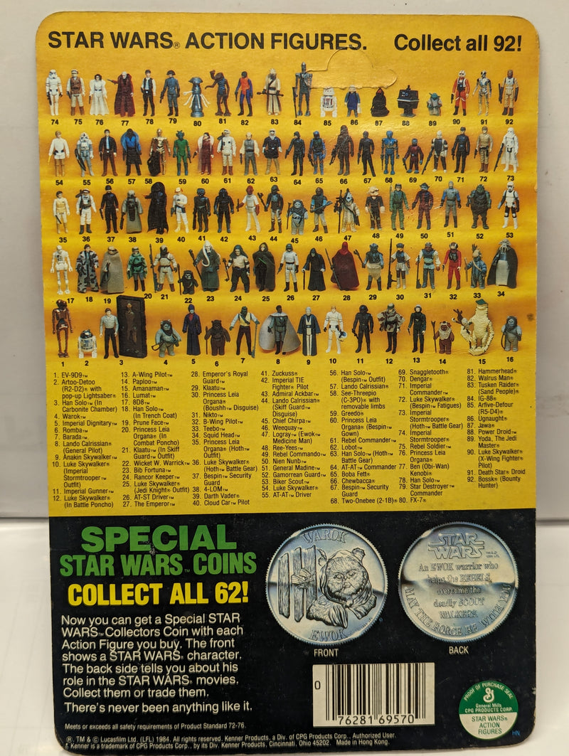 Laden Sie das Bild in Galerie -Viewer, Vintage Kenner Star Wars Luke Skywalker in Battle Poncho 3.5-Inch Figure (92-Back Card) - Used