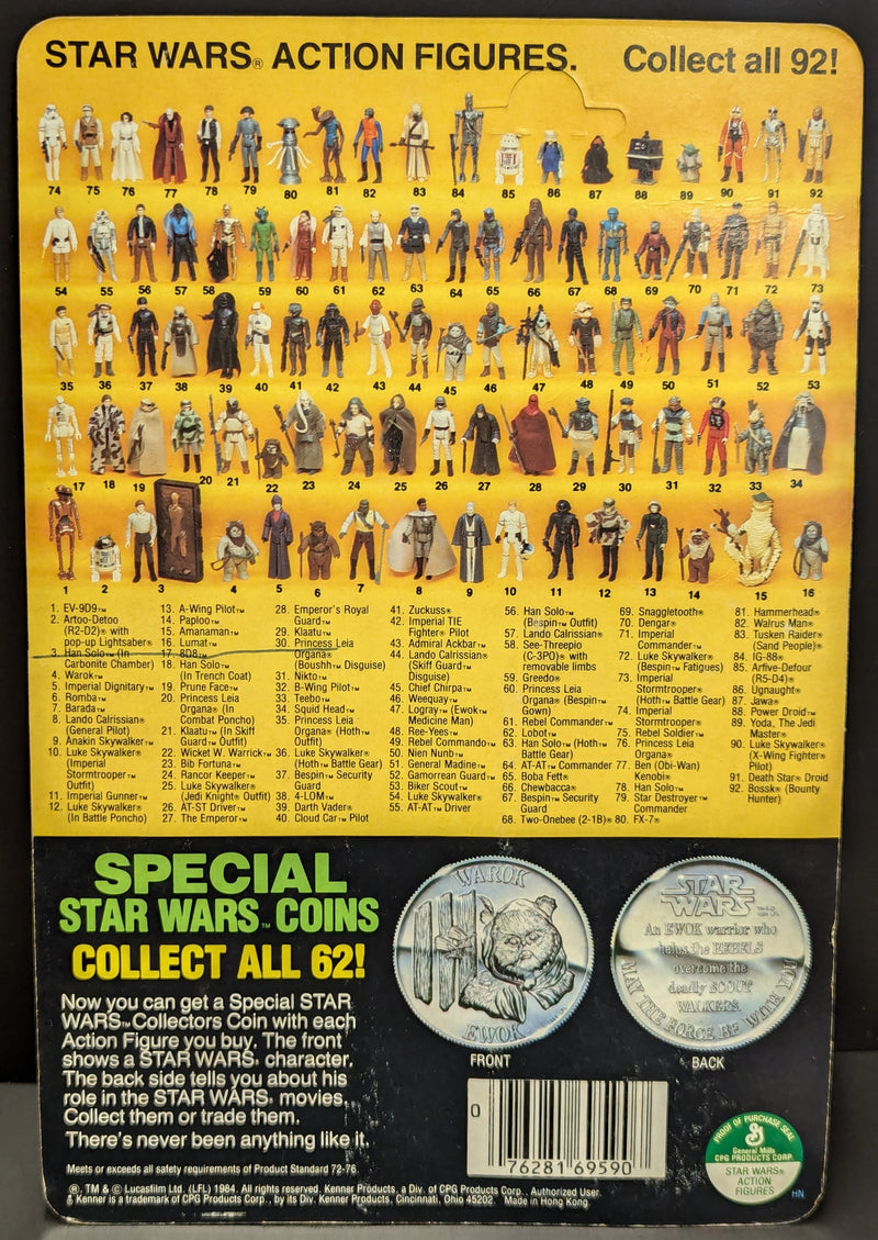 Cargue la imagen en el visor de la galería, Vintage Kenner Star Wars A-Wing Pilot 3.5-Inch Figure (92-Back Card) - Used