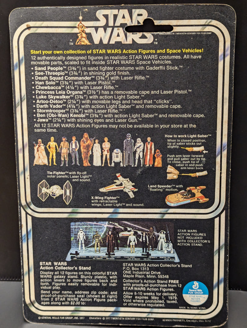 Laden Sie das Bild in Galerie -Viewer, Vintage Takara Star Wars C-3PO 3.5-Inch Figure (12-Back, Early Version) - Used