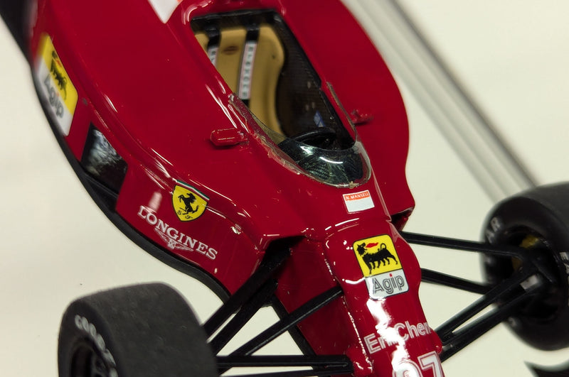 Carica immagine in Galleria Viewer, Tameo 1/43 Ferrari F1-89 Brazilian GP 1989 Winner Nigel Mansell TB004 - Used