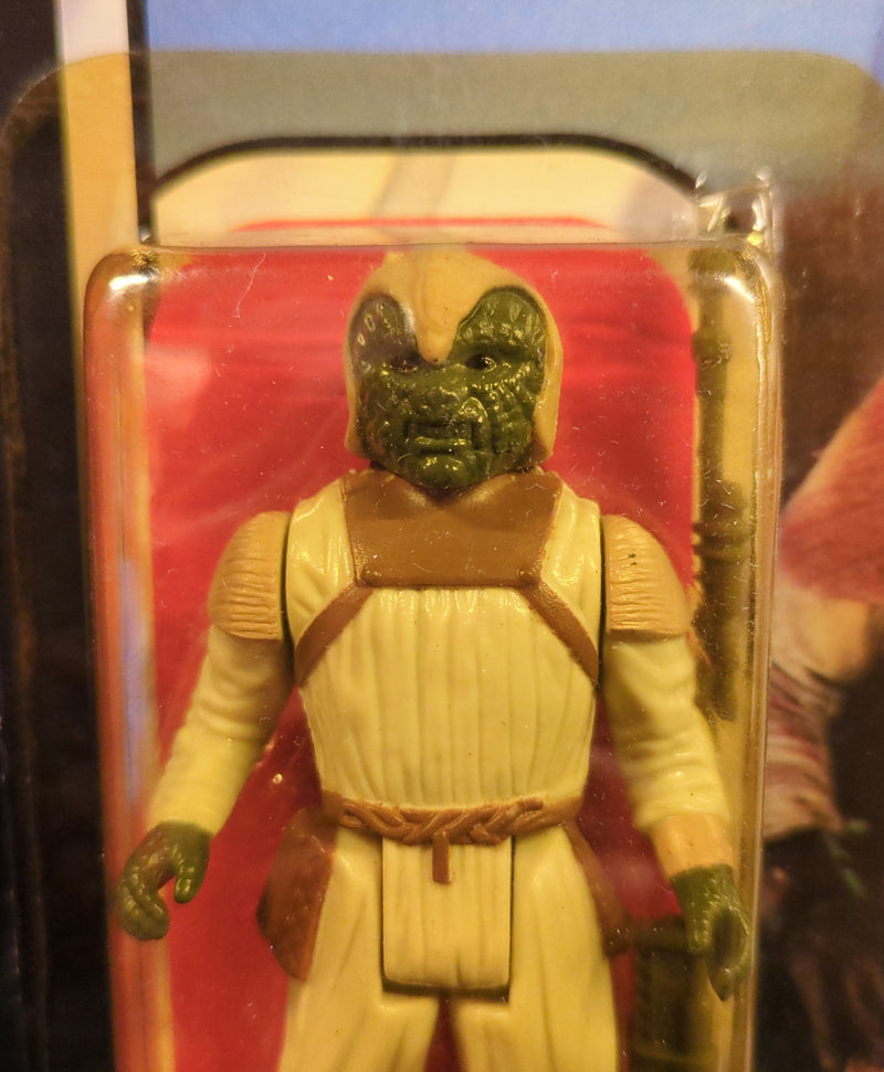 Carica immagine in Galleria Viewer, Vintage Kenner Star Wars Klaatu in Skiff Guard Outfit 3.5-Inch Figure (77-Back Card) - Used