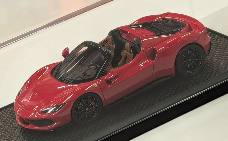 Load image into Gallery viewer, BBR MODELS CONCEPT43 1/43 Ferrari 296 GTS Spider Rosso Corsa 322 BBRC268D - Used