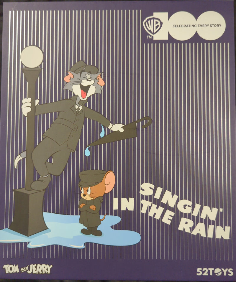 Laden Sie das Bild in Galerie -Viewer, 52TOYS WB Celebrating Every Story Statue: Tom and Jerry "Singin' in the Rain" - Used