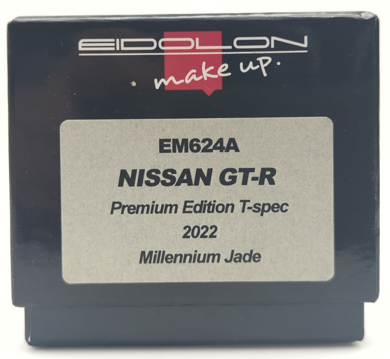 Carica immagine in Galleria Viewer, Make Up Eidolon 1/43 Nissan GT-R Premium Edition T-spec 2022 Millennium Jade - Used