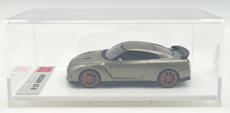 Carica immagine in Galleria Viewer, Make Up Eidolon 1/43 Nissan GT-R Premium Edition T-spec 2022 Millennium Jade - Used