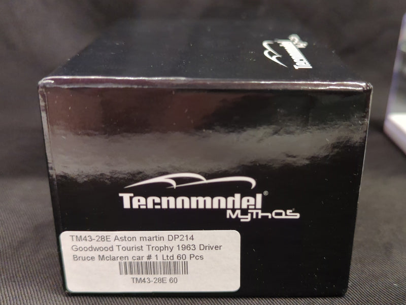 Carica immagine in Galleria Viewer, Tecnomodel 1/43 Mythos Aston martin DP214 Goodwood Tourist Trophy 1963 #1 - Used