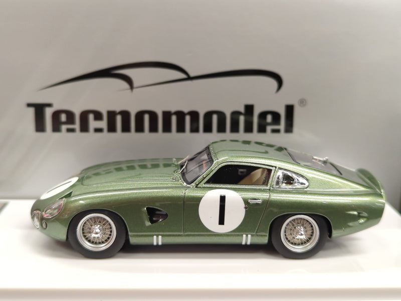 Carica immagine in Galleria Viewer, Tecnomodel 1/43 Mythos Aston martin DP214 Goodwood Tourist Trophy 1963 #1 - Used