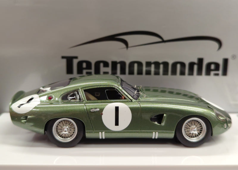 Carica immagine in Galleria Viewer, Tecnomodel 1/43 Mythos Aston martin DP214 Goodwood Tourist Trophy 1963 #1 - Used