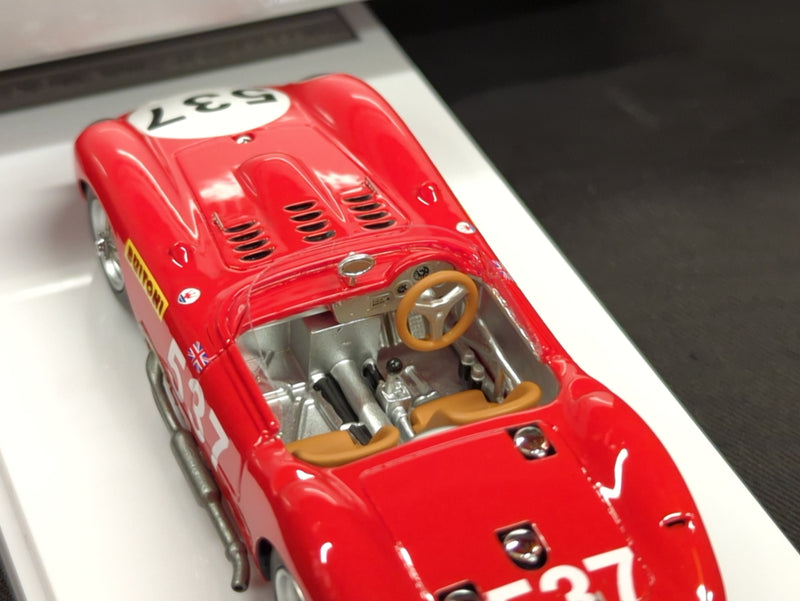 Carica immagine in Galleria Viewer, Tecnomodel 1/43 Mythos Maserati 450S 1957 #537 Mille Miglia Driver Moss Jenkins - Used
