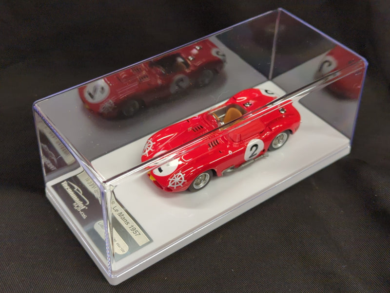Carica immagine in Galleria Viewer, Tecnomodel 1/43 Mythos Maserati 450S 1957 #2 Le Mans Driver Behra Simon - Used