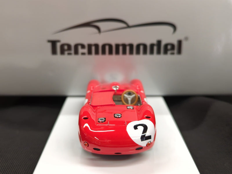 Carica immagine in Galleria Viewer, Tecnomodel 1/43 Mythos Maserati 450S 1957 #2 Le Mans Driver Behra Simon - Used
