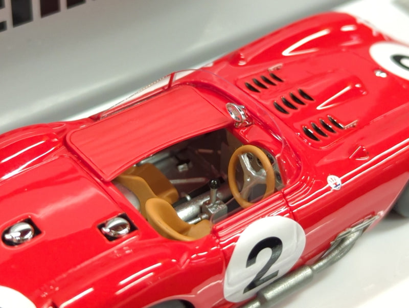 Carica immagine in Galleria Viewer, Tecnomodel 1/43 Mythos Maserati 450S 1957 #2 Le Mans Driver Behra Simon - Used