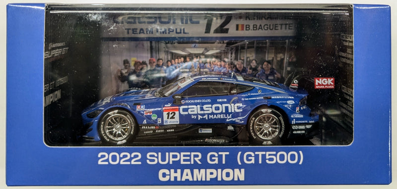 Carica immagine in Galleria Viewer, Ebbro 1/43 Calsonic Impul Z #12 2022 Super GT Champion - Used