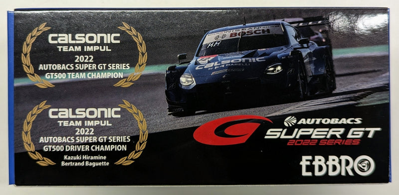 Carica immagine in Galleria Viewer, Ebbro 1/43 Calsonic Impul Z #12 2022 Super GT Champion - Used