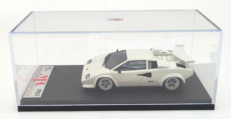 Carica immagine in Galleria Viewer, MR Collection Models 1/43 Lamborghini Countach LP500S 1982 White MR74C - Used
