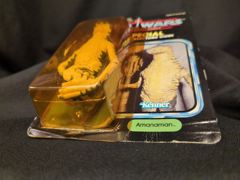 Chargez l'image dans la visionneuse de la galerie, Vintage Kenner Star Wars Amanaman 3.5-Inch Action Figure (92-Back Card) - Used