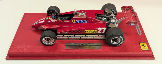 BBR 1/18 Ferrari 126C2 San Marino GP 1982 G. Villeneuve
