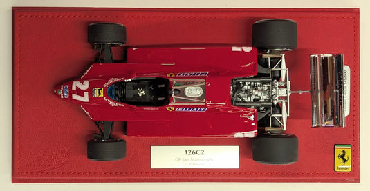 BBR 1/18 Ferrari 126C2 San Marino GP 1982 G. Villeneuve