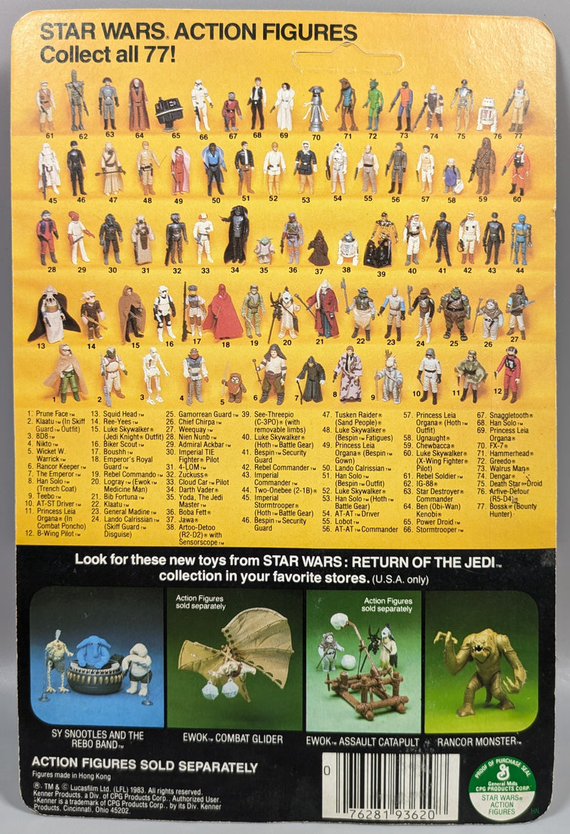 Chargez l'image dans la visionneuse de la galerie, Vintage Kenner Imperial Stormtrooper (Hoth Battle Gear) 3.5-Inch Figure (77-Back Card) - Used
