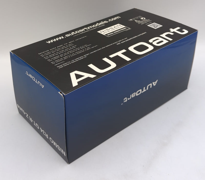 Laden Sie das Bild in Galerie -Viewer, AUTOart 1/18 Nismo R34 GT-R Z-tune Bayside Blue 77462 Composite Model - Used