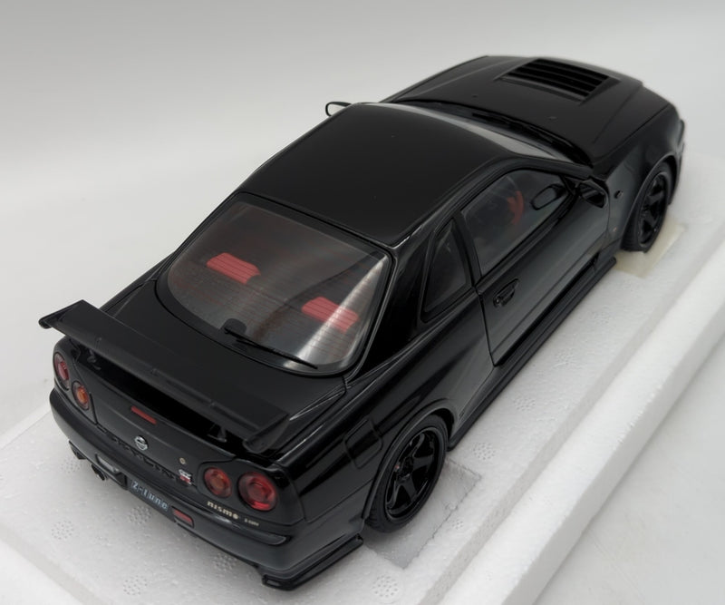 Laden Sie das Bild in Galerie -Viewer, AUTOart 1/18 Nismo R34 GT-R Z-tune Black Pearl 77463 Composite Model - Used
