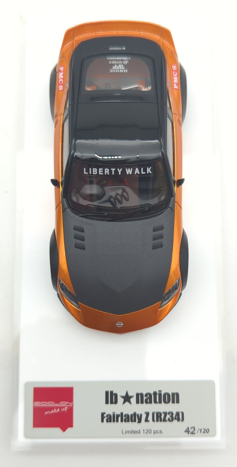 Carica immagine in Galleria Viewer, Make Up Eidolon 1/43 Liberty Walk LB-nation Fairlady Z Candy Gold LB023A - Used