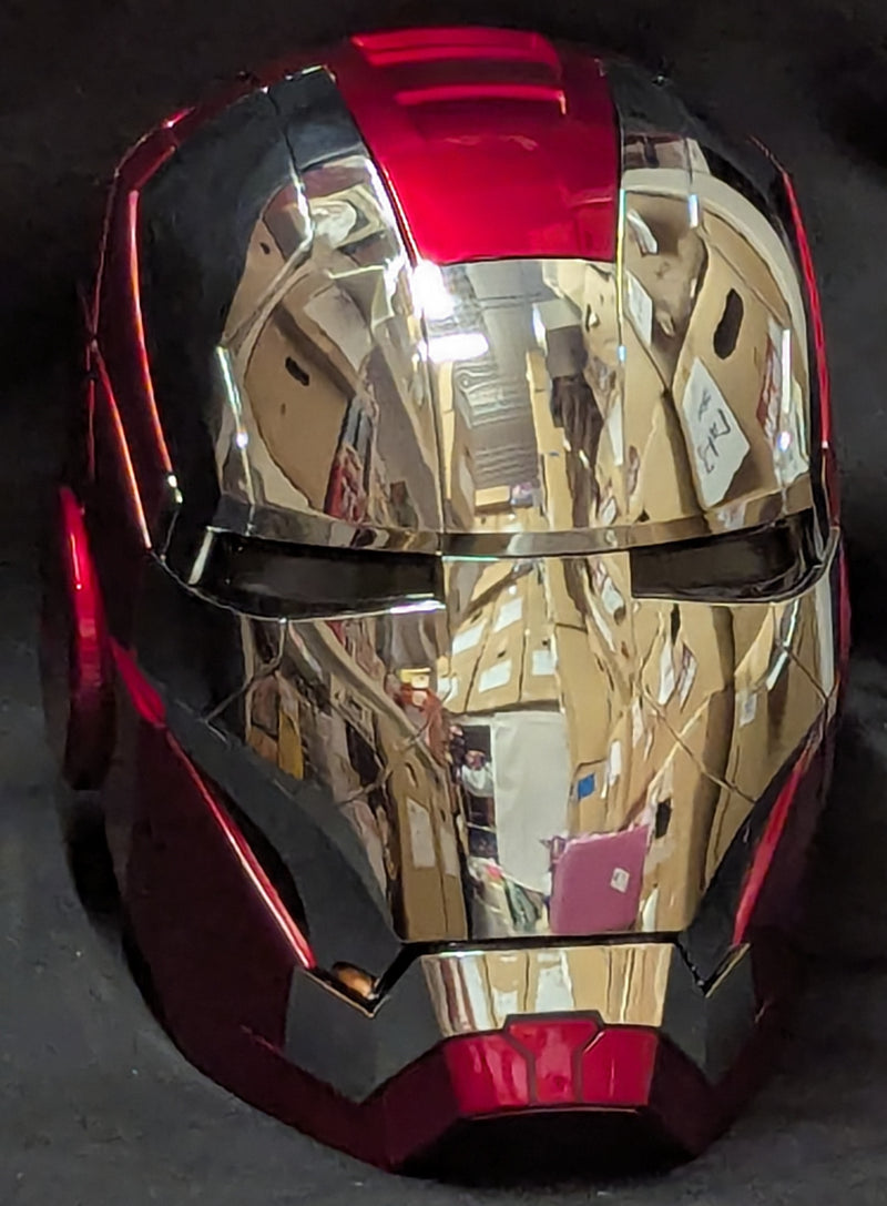 Load image into Gallery viewer, AutoKing 1/1 Scale Iron Man Mark V Helmet - Used