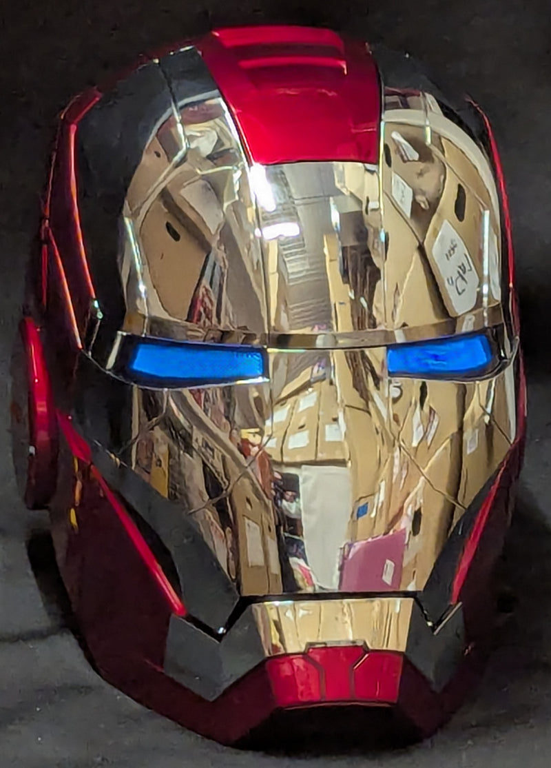 Load image into Gallery viewer, AutoKing 1/1 Scale Iron Man Mark V Helmet - Used