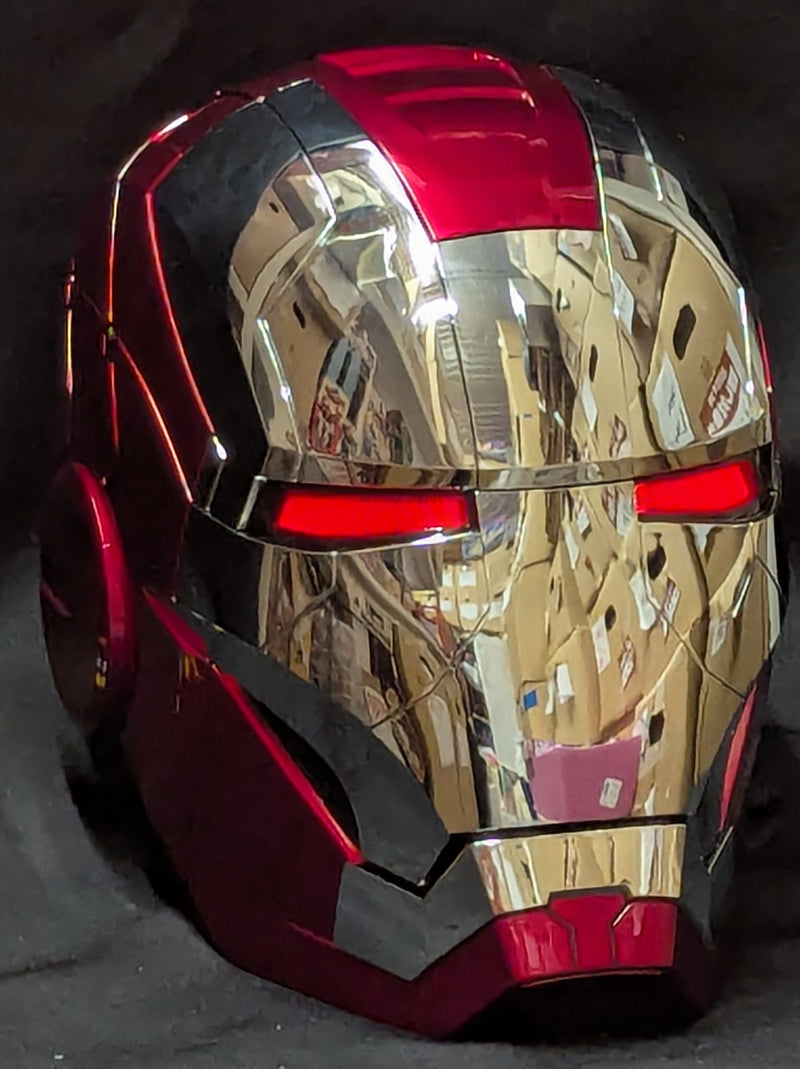 Load image into Gallery viewer, AutoKing 1/1 Scale Iron Man Mark V Helmet - Used