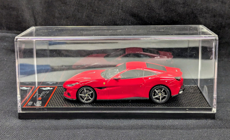 Carica immagine in Galleria Viewer, BBR CONCEPT43 1/43 Ferrari Portofino M Spider Tetto Chiuso Rosso Corsa - Used