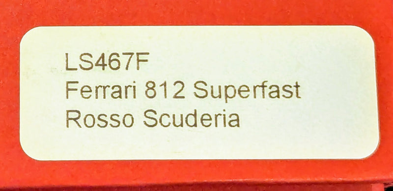 Carica immagine in Galleria Viewer, Looksmart Models 1/43 Ferrari 812 Superfast Rosso Scuderia LS467F - Used