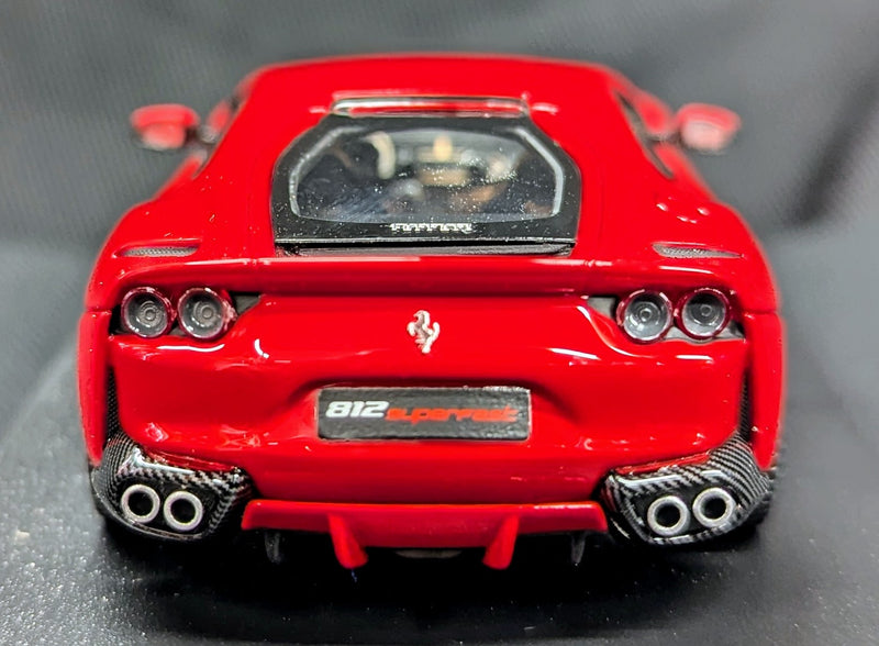 Carica immagine in Galleria Viewer, Looksmart Models 1/43 Ferrari 812 Superfast Rosso Scuderia LS467F - Used