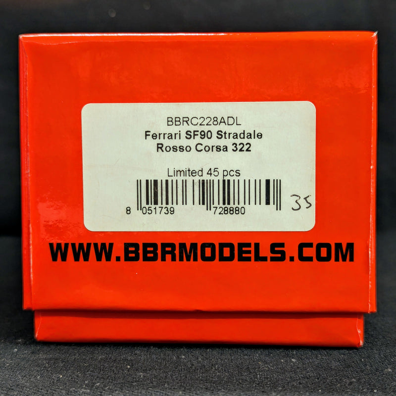 Carica immagine in Galleria Viewer, BBR Models 1/43 Ferrari SF90 Stradale Rosso Corsa 322 228ADL - Used
