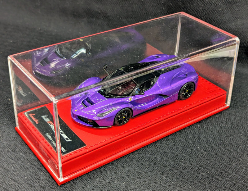 Carica immagine in Galleria Viewer, BBR Models 1/43 Ferrari LaFerrari Gloss Mica Violet CDL502 - Used
