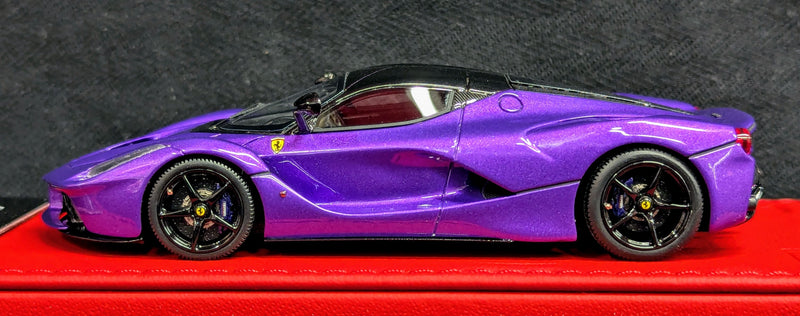 Carica immagine in Galleria Viewer, BBR Models 1/43 Ferrari LaFerrari Gloss Mica Violet CDL502 - Used