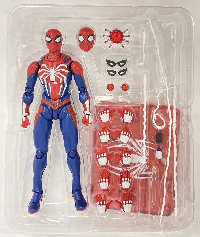 Laden Sie das Bild in Galerie -Viewer, Bandai Spirits S.H.Figuarts Marvel's Spider-Man (Advanced Suit) - Used