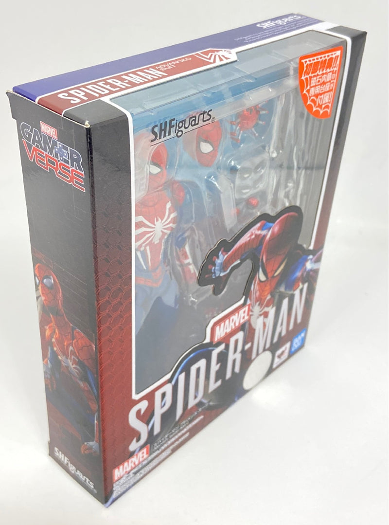 Laden Sie das Bild in Galerie -Viewer, Bandai Spirits S.H.Figuarts Marvel's Spider-Man (Advanced Suit) - Used