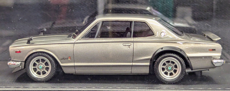 Carica immagine in Galleria Viewer, ignition model 1/43 Nissan Skyline 2000 GT-R (KPGC10) Silver IG0008 - Used