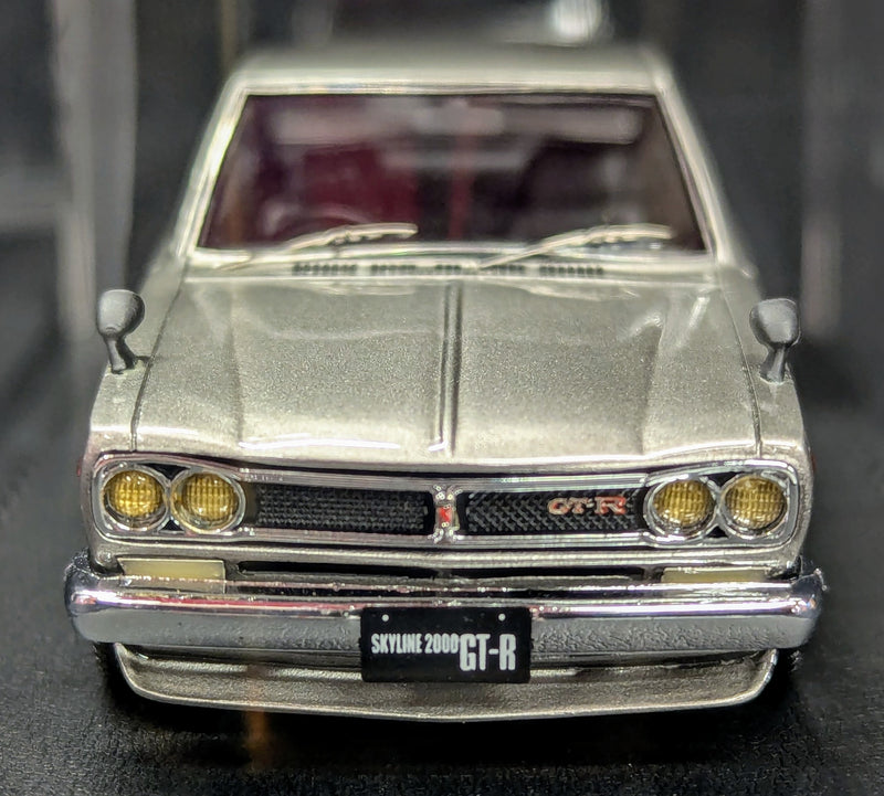Carica immagine in Galleria Viewer, ignition model 1/43 Nissan Skyline 2000 GT-R (KPGC10) Silver IG0008 - Used