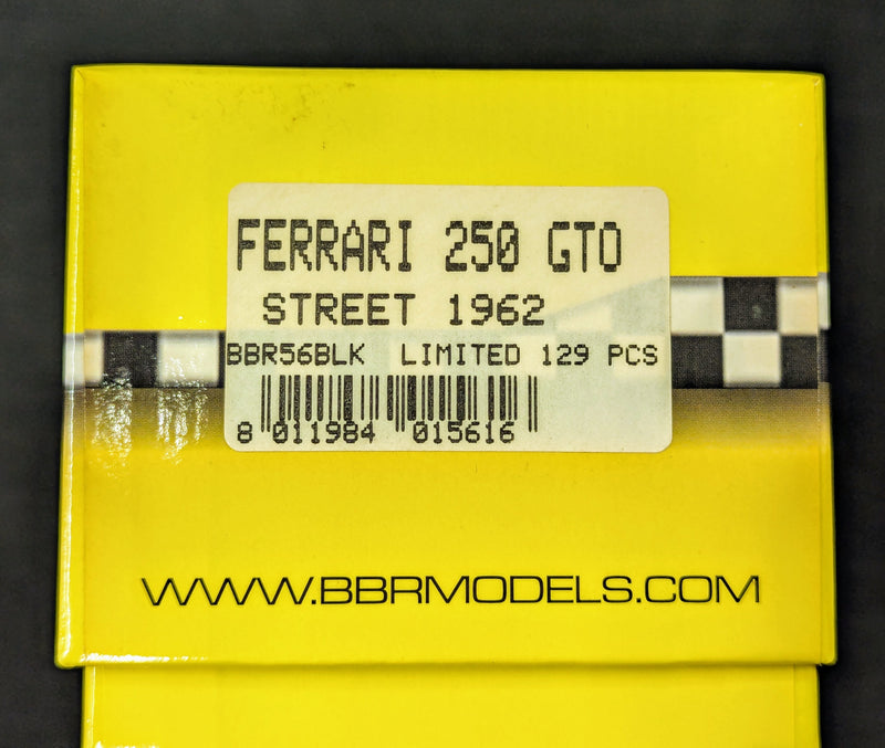 Chargez l'image dans la visionneuse de la galerie, BBR Model 1/43 Ferrari 250 GTO Street 1962 BBR56BLK - Used