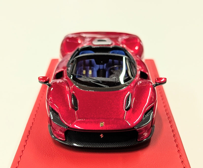 Chargez l'image dans la visionneuse de la galerie, BBR Models 1/43 Ferrari Daytona SP3 Icona Series Metallic Red BBRC267 - Used