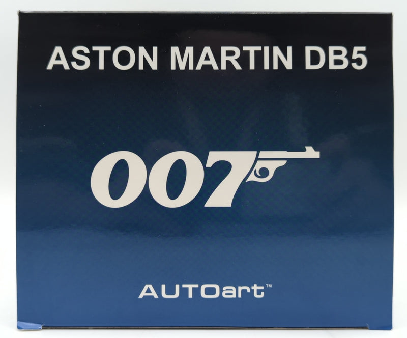 Carica immagine in Galleria Viewer, AUTOart 1/18 Aston Martin DB5 Goldfinger (with Weapons) Silver 70296 - Used