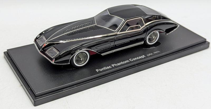 Cargue la imagen en el visor de la galería, AUTOCULT Avenue43 1/43 Pontiac Phantom Concept 1977 Black 60078 - Used