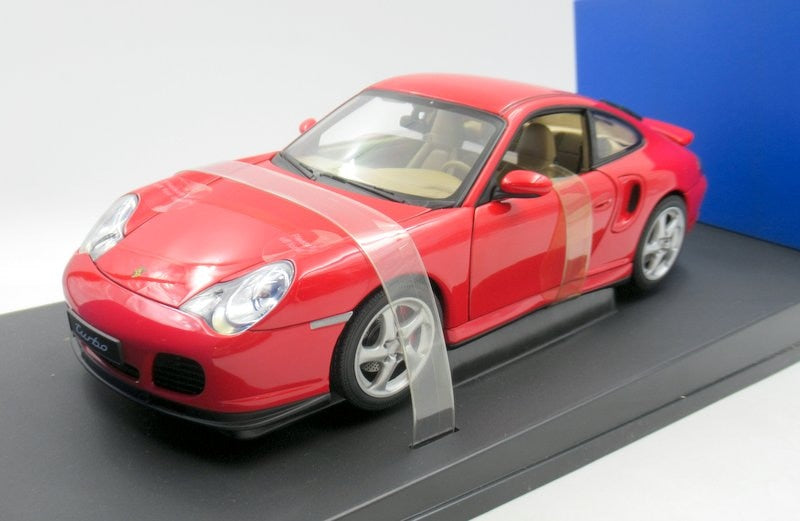 Load image into Gallery viewer, AUTOart Performance 1/18 Porsche 911 Turbo Red 77831 - Used