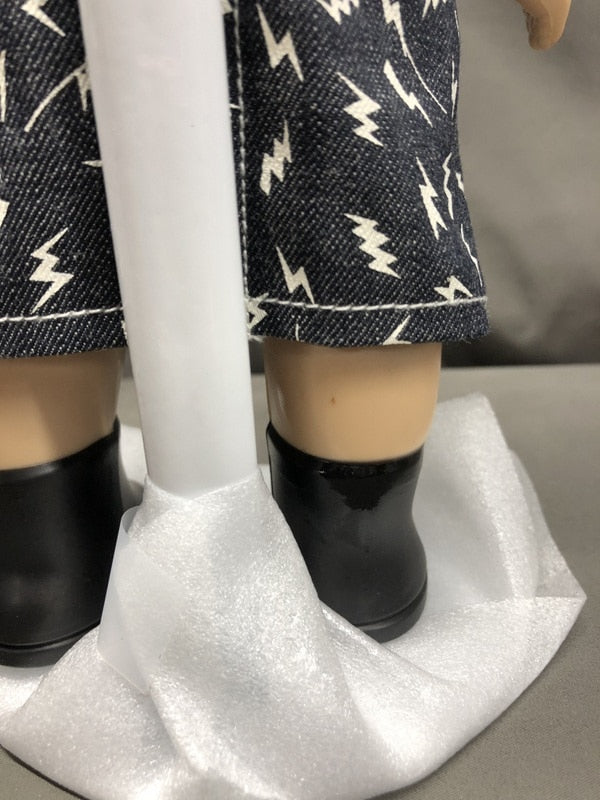 Laden Sie das Bild in Galerie -Viewer, Mike Company / Yuge / Tomorrow Land Girl Replica Doll (Denim Jumper Dress / Lightning Pattern) - Used