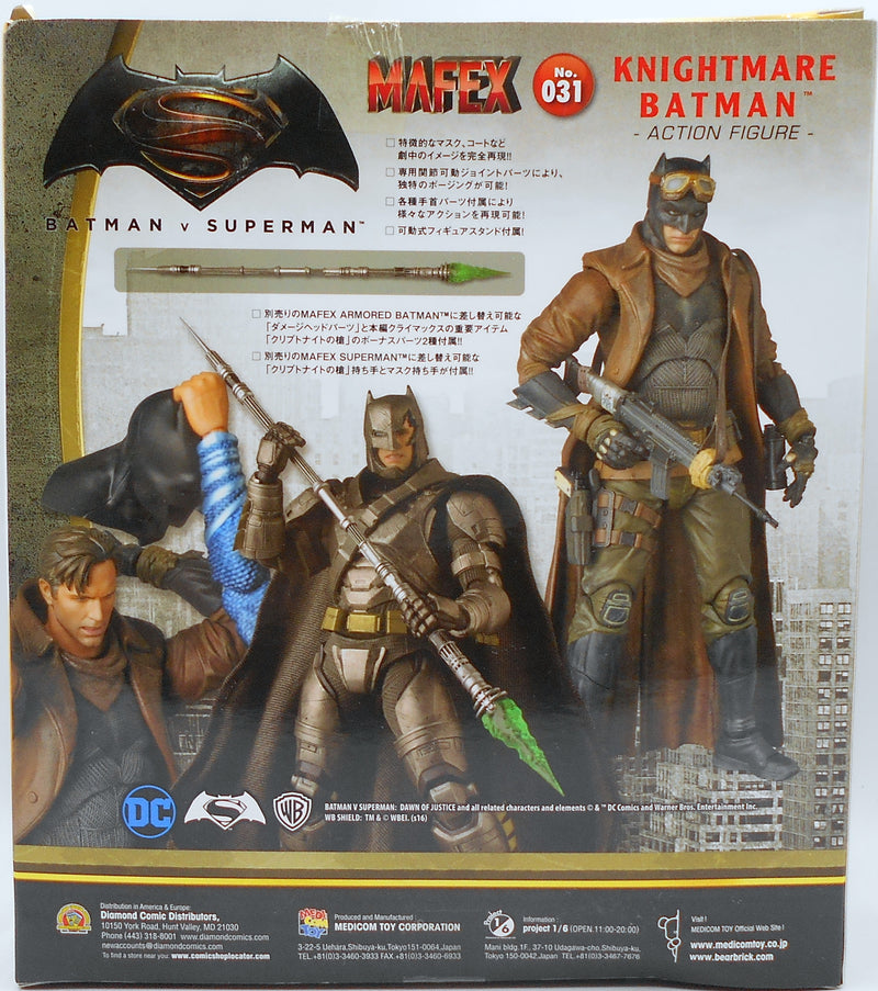 Cargue la imagen en el visor de la galería, Medicom Toy MAFEX Knightmare Batman No.031 - Used