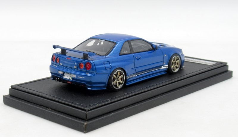 Carica immagine in Galleria Viewer, ignition model 1/43 Top Secret GT-R (BNR34) Blue IG1478 - Used